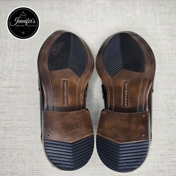 Bostonian NWOT Men's Burgundy Kinnon Step Leather Tassel Loafer Size 8M - Picture 13 of 15